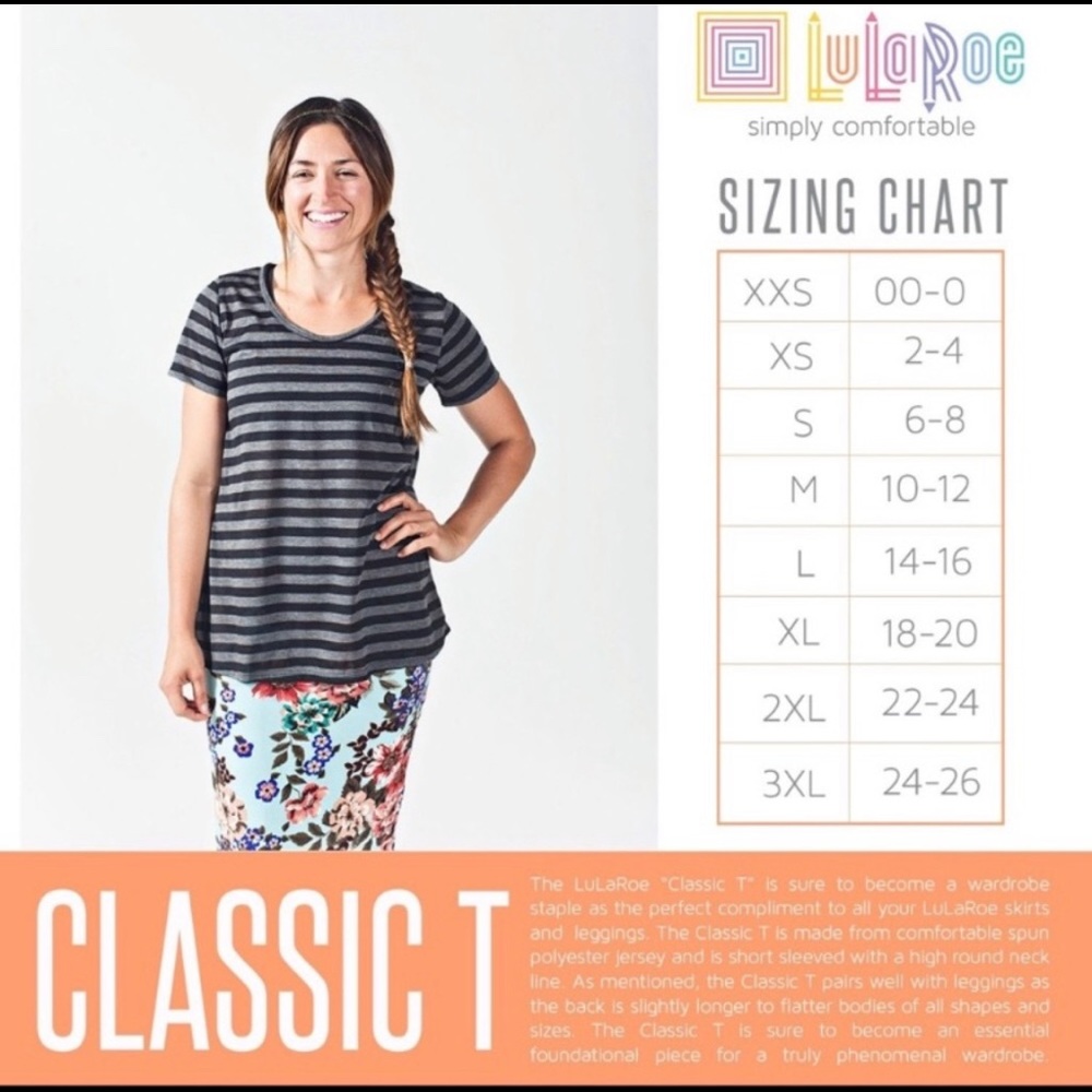 Lularoe Miss Piggy Muppets gray Classic T Tee T-shirt XS 2 4 - Picture 7 of 7
